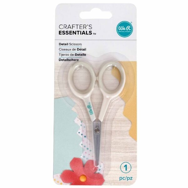 TIJERAS BLANCAS PRECISION 13 CM SCRAP ESSENTIALS WE ARE MEMORIES