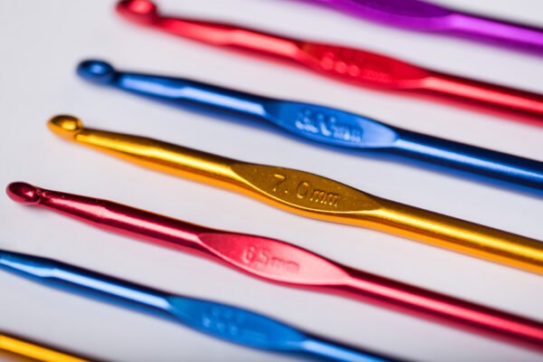 Set Profesional de Ganchillos de Aluminio 'Rainbow Crochet