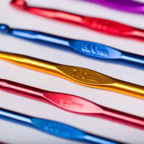 Set Profesional de Ganchillos de Aluminio 'Rainbow Crochet