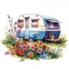 Transfer DTF Textil 24x23 cm - Caravan 1