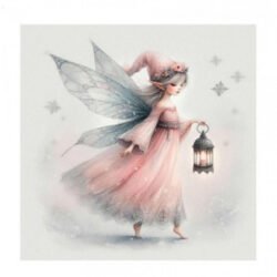 Transfer DTF Textil 24x23 cm - Hada Linterna 3