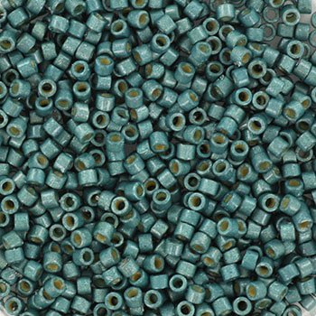 Delica11_1847F Miyuki Delica`s 11/0 - DB1847F Espuma de Mar Mate Galvanizado Duracoat
