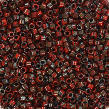 Delica11_2263 Miyuki Delica`s 11/0 - DB2263 Picasso Rojo Opaco