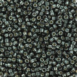 Miyuki Delica`s 11/0 - DB2507 Negro Musgo Galvanizado Duracoat