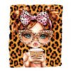 019 Transfer DTF Textil 25x30 cm - Chica Leopardo 1