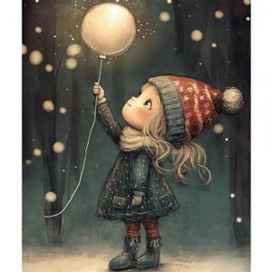 Transfer DTF Textil 25x30 cm - Luces de Navidad 1