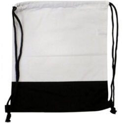 Mochila Blanco/Negro 33x38 cm