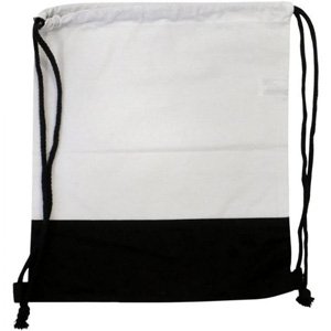 Mochila Blanco/Negro 33x38 cm