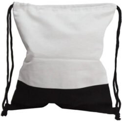 Mochila Blanco/Negro 33x38 cm