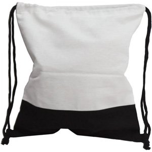 Mochila Blanco/Negro 33x38 cm