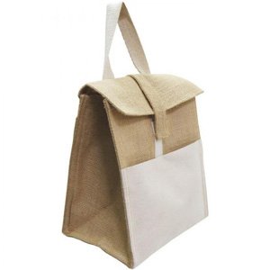 Bolso Térmico Yute/Algodón 23x25x16 cm