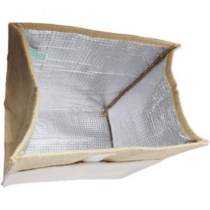 Bolso Térmico Yute/Algodón 23x25x16 cm