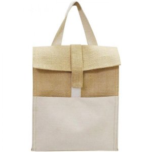 Bolso Térmico Yute/Algodón 23x25x16 cm
