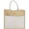 Bolso Crudo/Yute 35x33x12 cm