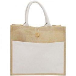 Bolso Crudo/Yute 35x33x12 cm