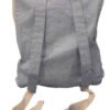 Mochila Algodón Reciclado Azul Claro 32x40x7cm