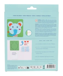 Kit Infantil Fieltro de Aguja - Fanfan, el Elefante