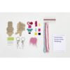 Kit Infantil Punto de Cruz - Llaveros Flip y Flap