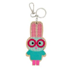 Kit Infantil Punto de Cruz - Llaveros Flip y Flap