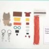 Kit Infantil Punto de Cruz - Llaveros Mini y Maxi