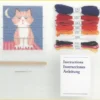 Kit Infantil Punto Recto Gato en la Noche