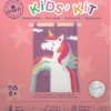 Kit Infantil Punto Recto Un Unicornio en el Cielo