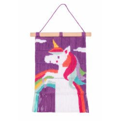 Kit Infantil Punto Recto Un Unicornio en el Cielo